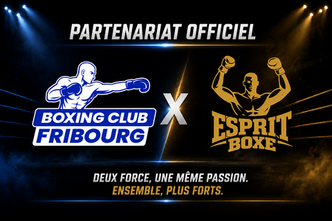 Partenariat officiel entre Boxing Club Fribourg et Esprit Boxe