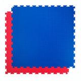 Tapis Puzzle (bleu / rouge)