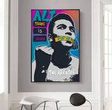 Tableau Pop Art Mohamed Ali
