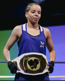 Ceinture de boxe remportée par la championne de France