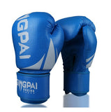 Gants de boxe bleu