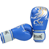 Gant de boxe dragon bleu