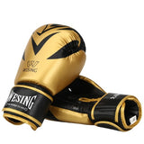 Gants de boxe Or et Noir (compétition)