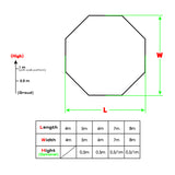 Cage MMA : Dimensions