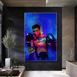 Tableau Mohamed Ali (Blue)