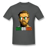T-Shirt MMA McGregor (Notorious gris foncé)