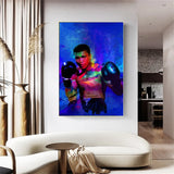 Tableau Mohamed Ali (Blue)