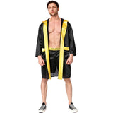 Peignoir de boxe (noir), pour boxeur