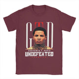 T-Shirt Gervonta Davis (Undefeated) - bordeaux