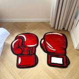 Tapis gants de boxe