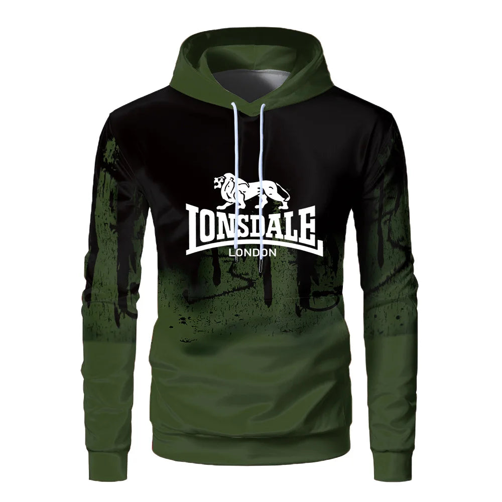 Lonsdale NORMALE PASSFORM ORIGINAL - T-shirt imprimé - anthracite black/gris Lonsdale NORMALE PASSFORM ORIGINAL - T-shirt imprimé - anthracite black/gris