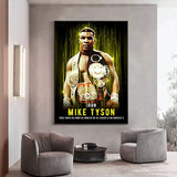 Tableau boxe Mike Tyson (Matrix)