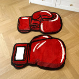 Tapis gants de boxe