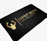 Tapis Esprit Boxe (Noir et Or)