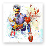 Toile Mohamed Ali (Abstrait)