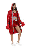 Tenue de boxe femme (rouge)
