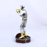 Statue boxeur vue de coté