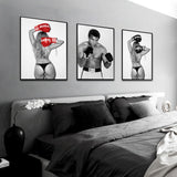 Tableaux boxe sexy girl