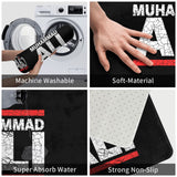 Tapis boxe Mohamed Ali, facilement lavable