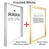 Finition blanc satiné