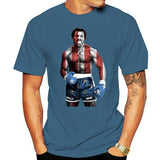 T Shirt Apollo Creed (bleu)