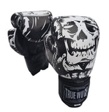 Gants de boxe TETE DE MORT (Blanc)