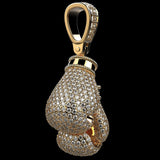 Gants de boxe en Or (pendentif) - plaqué or
