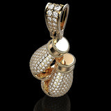 Gants de boxe en Or (pendentif)