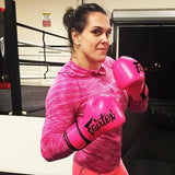 Gants de boxe rose pour femme