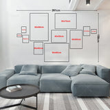 Dimensions des tableaux boxe possible