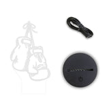 Décoration boxe lampe de chevet led (kit complet)