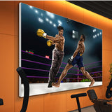 Tableau boxe Black Panther Marvel accroché dans salle de sport