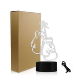 Décoration boxe lampe de chevet led (emballage adapté)