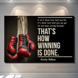 Tableau Rocky Balboa (citation)