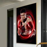 Tableau Ali Power, portrait de Mohamed Ali