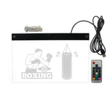 Décoration boxe <br> Affiche lumineuse boxe
