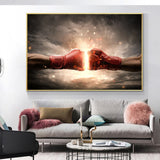 Tableau boxe le choc des Titans