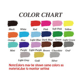 Stickers couleurs disponibles