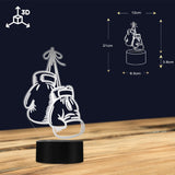 Décoration boxe <br> Lampe de chevet boxe