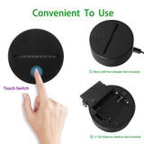 Décoration boxe lampe de chevet led - port USB, Batterie, touche de réglage