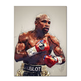 Tableau TMT Mayweather, toile coton