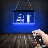 Décoration boxe <br> Affiche lumineuse boxe