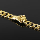 Bracelet gant de boxe or, détail des maillons