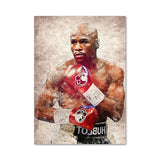Tableau boxe Vintage Mayweather