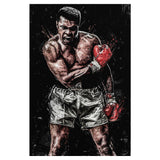 Tableau boxe Cassius Clay toile