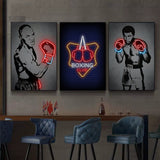 Tableau boxing gloves (néon)