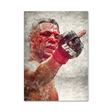 Tableau d'un combattant de l'UFC