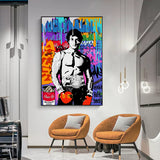 Tableau Street Art Rocky Balboa