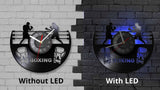 Décoration boxe <br> Horloges lumineuses boxe