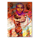 Tableau boxe Mike Tyson forever vue artistique